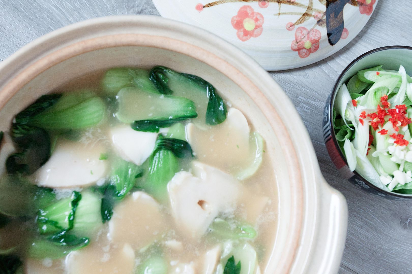 Food Makes Me Happy Umami Burst Braised Abalone with Bok Choy